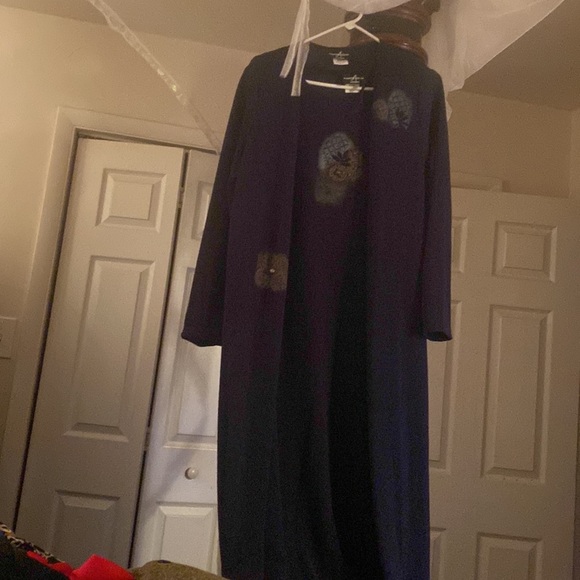 2pcs dress with jacket 3 splits gorgeous - Picture 3 of 4